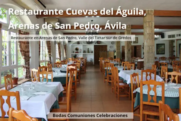 Restaurante Cuevas del Águila cerca de Madrigal de la Vera