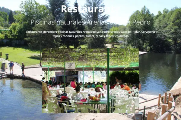 Restaurante Piscinas Naturales cerca de Madrigal de la Vera