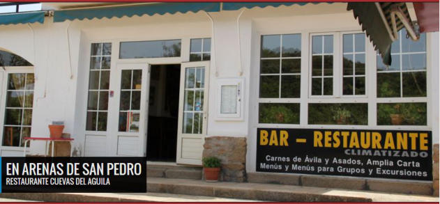 Restaurante Cuevas del Águila Arenas de San Pedro Ávila