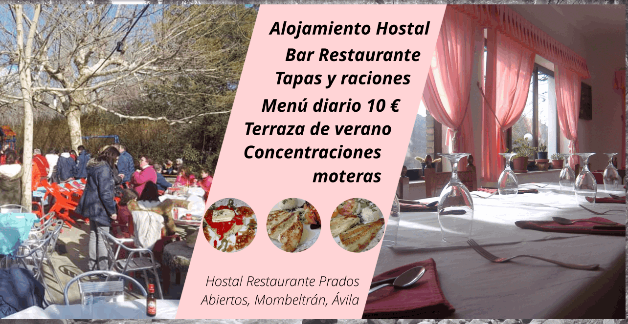Restaurante Prados Abiertos en Mombeltrán
