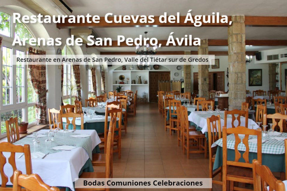 Restaurante Cuevas del Águila cerca de Piedralaves