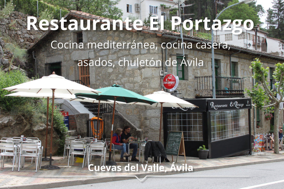 Restaurante El Portazgo cerca de Piedralaves