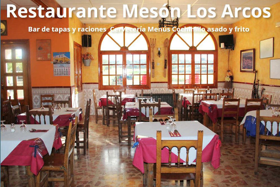 Restaurante Mesón Los Arcos cerca de Piedralaves