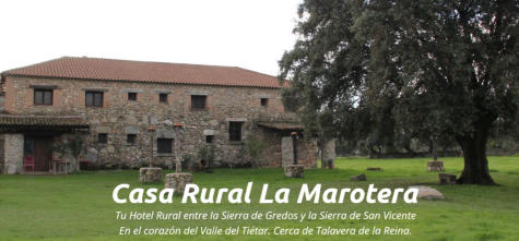 Restaurante Hotel Rural La Marotera La Iglesuela Toledo